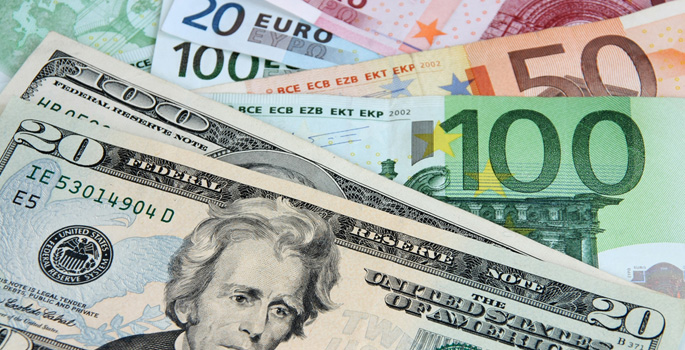 El euro se cambia a $1.0766 tras crecer las ofertas de empleo en EEUU