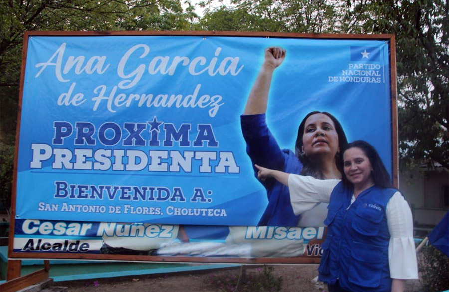 «Soy la candidata de las bases de mi gran Partido Nacional», dice Ana García en Marcovia