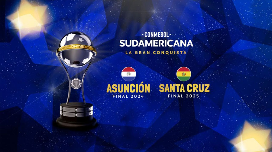 Asunción acogerá la final de la Sudamericana este año y Santa Cruz de la Sierra en 2025
