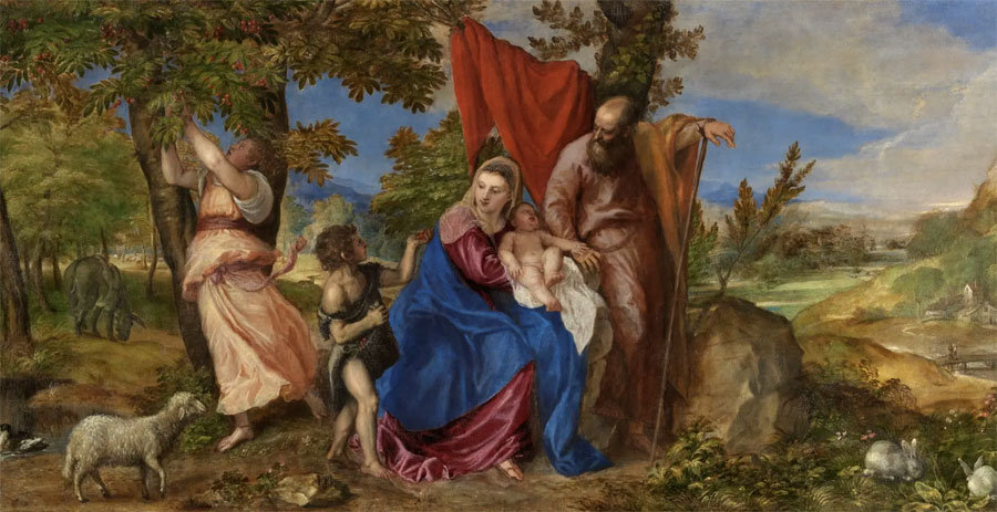 ‘Descanso en la huida a Egipto’, de Tiziano, saldrá a subasta en Londres tras 145 años