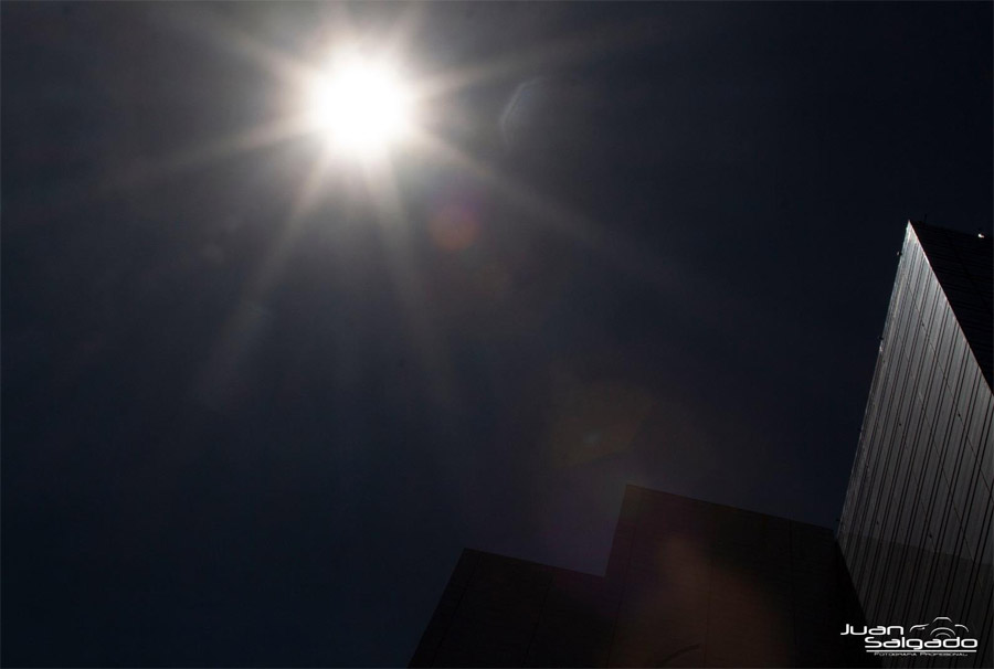 Eclipse solar se logra ver apenas en la capital hondureña
