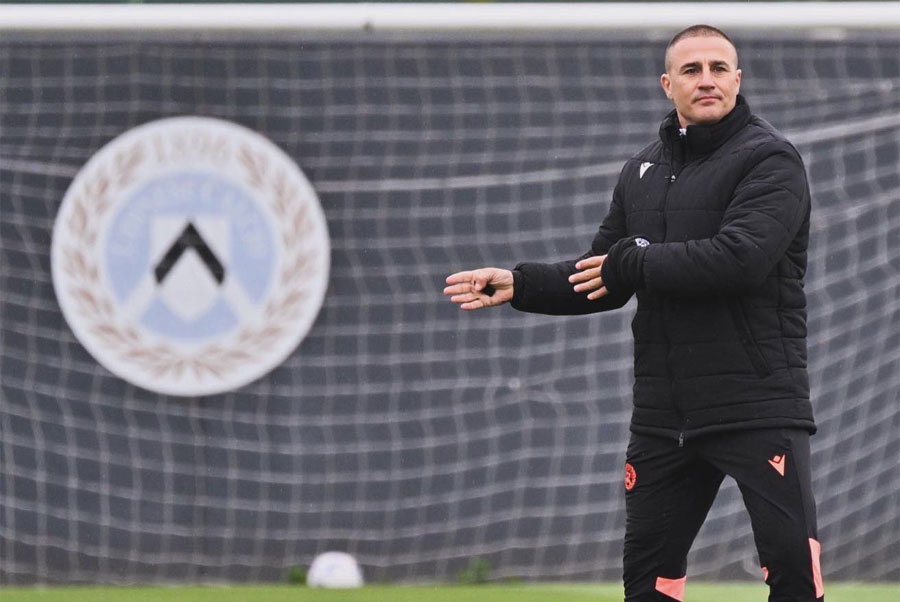 Cannavaro, nuevo entrenador del Udinese hasta final de temporada