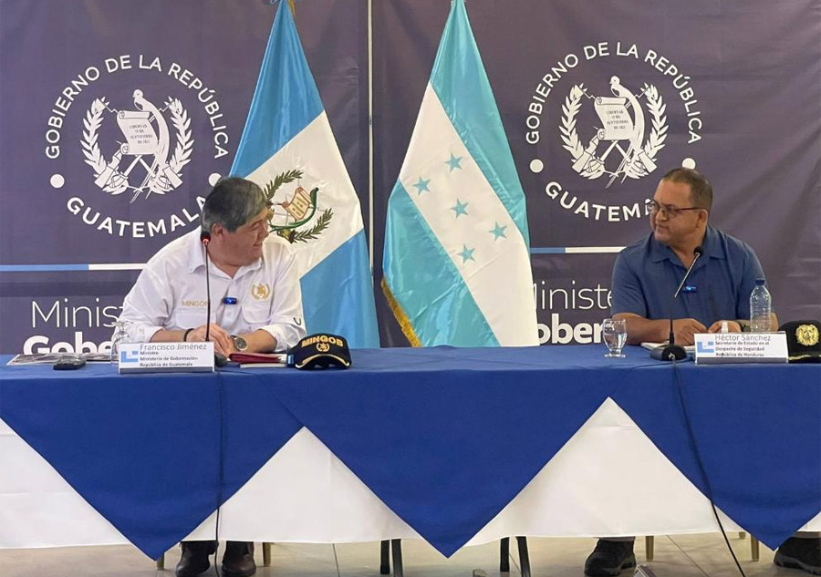 Policía de Honduras y autoridades de Guatemala se reúnen para fortalecer cooperación
