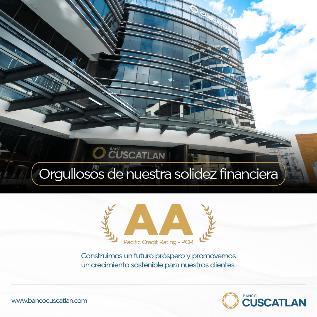 Banco Cuscatlán Honduras recibe calificación crediticia de AA Banco Cuscatlán