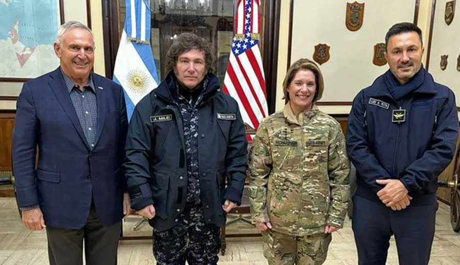 Milei se reúne en el ‘fin del mundo’ con la comandante del Comando Sur de Estados Unidos