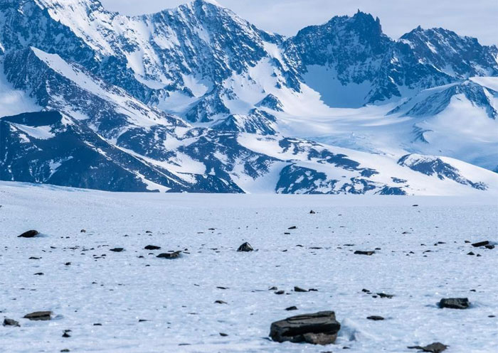 El cambio climático amenaza también a los meteoritos caídos en el Antártico