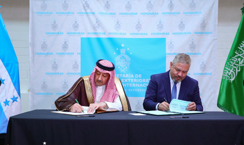 Honduras y Arabia Saudí firman un acuerdo general de cooperación