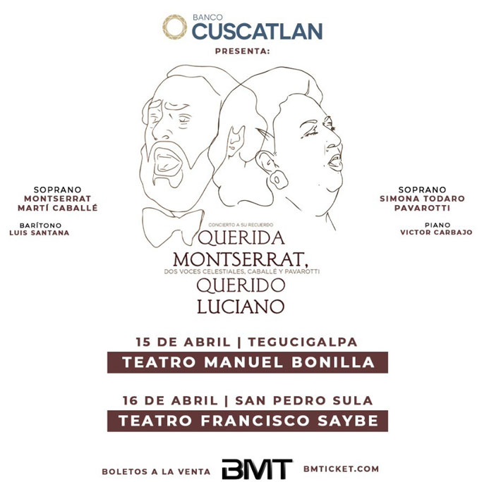 Banco CUSCATLAN patrocina Ópera en homenajea Luciano Pavarotti y Montserrat Caballé
